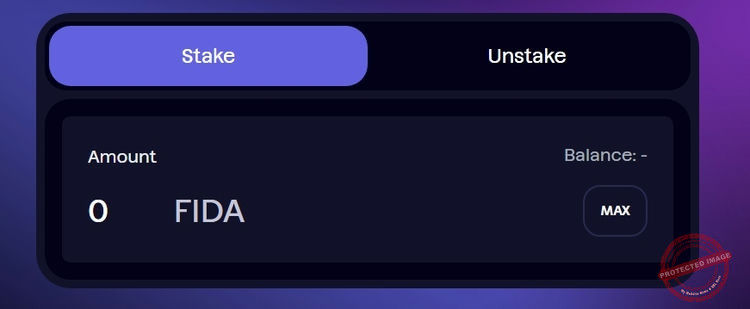 Le staking sur la DEX native