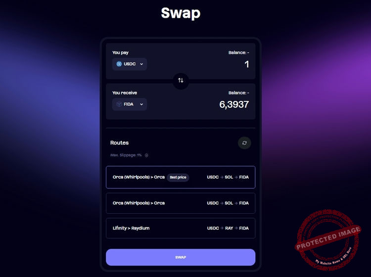 Echanges de cryptos sur la DEX native