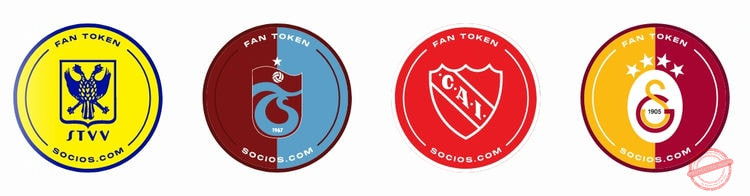 Exemples de fan token