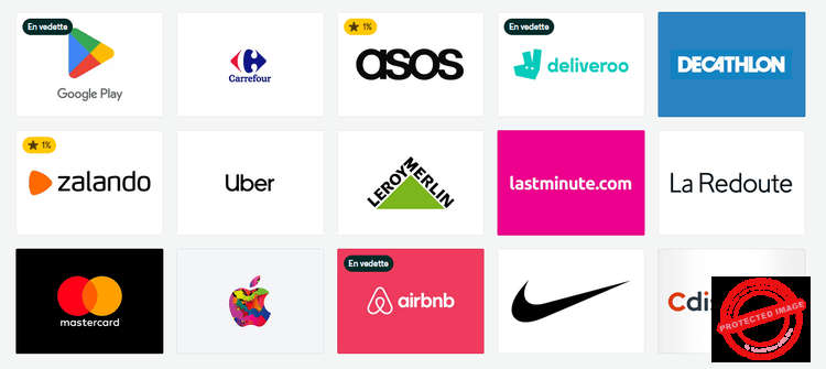 Bitrefill, ce sont des cartes cadeaux valables dans de nombreuses boutiques de e-commerce