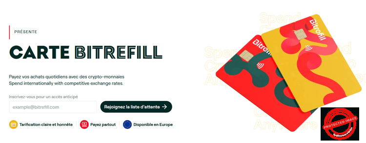 La Bitrefill card, un nouveau service