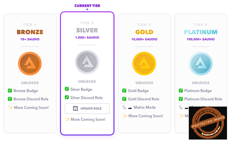 Les niveaux VIP permettent de débloquer des features inédites sur la plateforme Audius