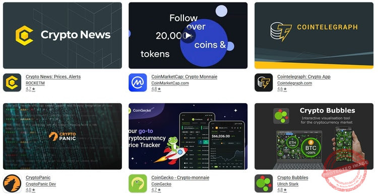 Une application mobile avec un agrégateur d'actualités crypto est bien pratiques pour se tenir au courant