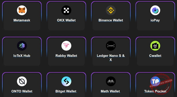 Quelques exemples de wallets cryptos pour héberger des IOTX