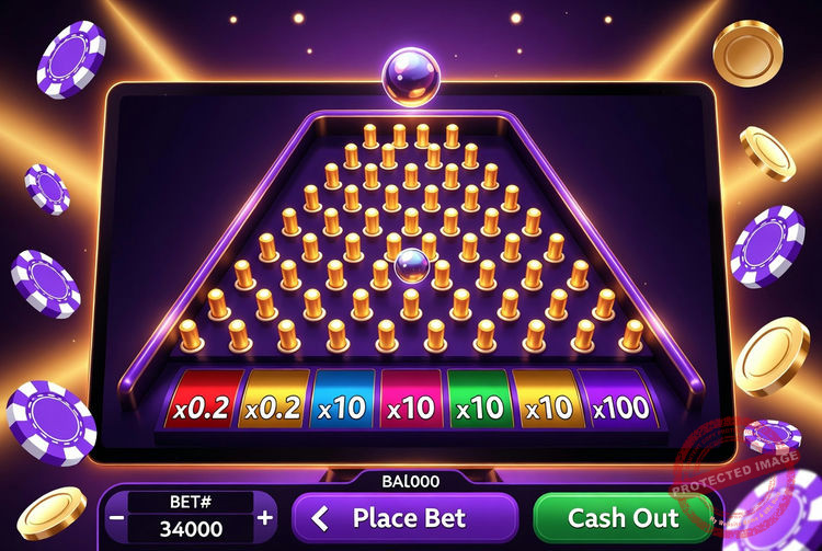 Testez les différentes options pour maximiser vos chances de gagner au Plinko