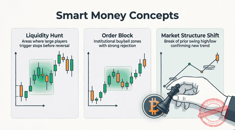 Les piliers du Smart Money Concept (SMC)