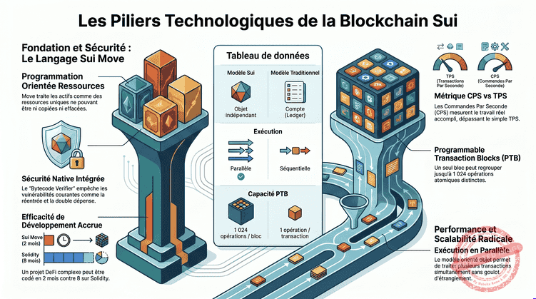 Le projet SUI repose sur des piliers technologiques qui en font un réseau intéressant à plus d’un titre